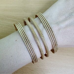 Park Lane Gold Cuff Bracelet Modern Minimalist Design